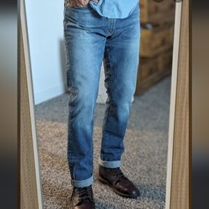 Civilianaire X Allen Edmonds Walker Slim Straight Jeans 34x31